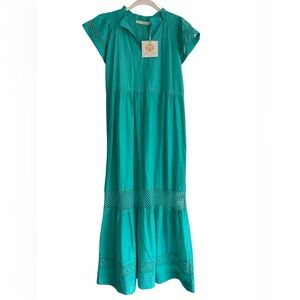 MARIE OLIVER long dress turquoise Size: XS